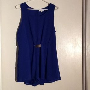 Blue romper